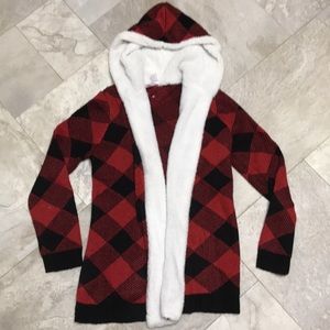 Buffalo plaid sweater
